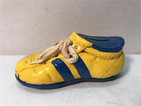 Enesco Soccer Cleat Piggy Bank