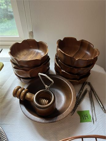 Wood Bowls, Walnut Cracker