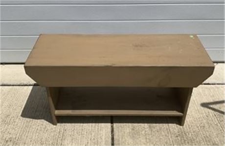 Multi-Purpose Wood Bench Folk Art Rustic Primitive Style