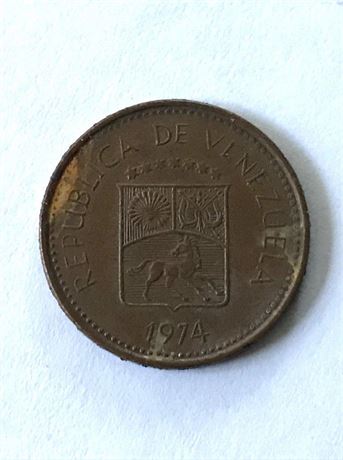 1974 Venezuela 5 Centimos