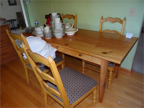 Country Table and Chairs