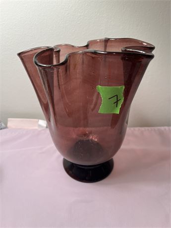 60's Blown Glass Vase, Okinawa