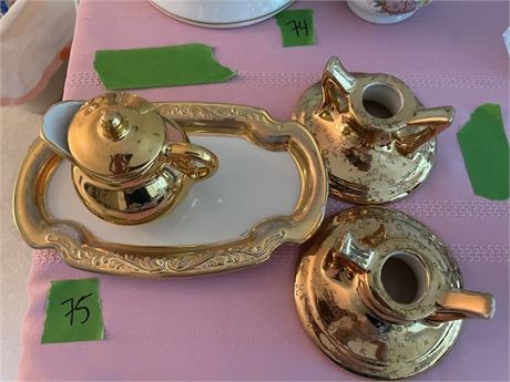 Vintage Gold Dishes
