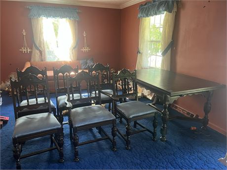 Vintage Dining Table and Chairs
