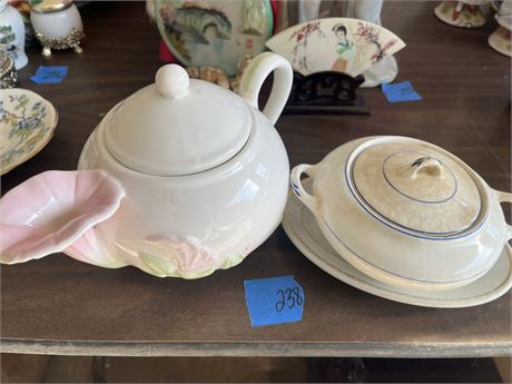 Teapot, Serving Bowl