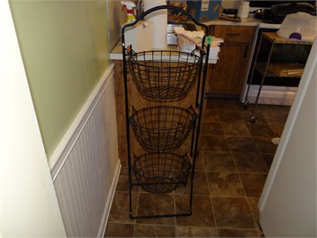 Metal Kitchen Basket