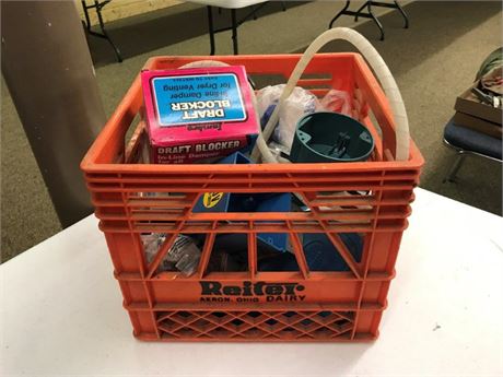 Crate of Misc. Electrician Supplies (Reiter)