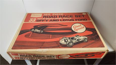 Vintage Sears Road Race Set. NOT TESTED