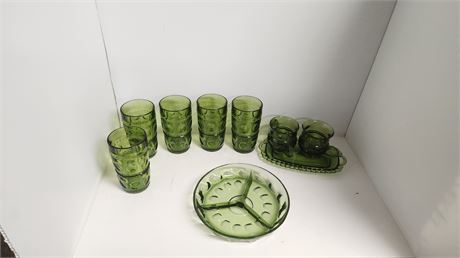 Green Thumbnail Glassware