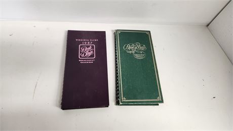 2 Virginia Slim Book Of Days Engagement Calendars