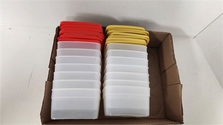 Lot Of Plastic Storage Containers
