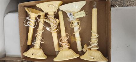 Lot Of Vintage Christmas Window Candles