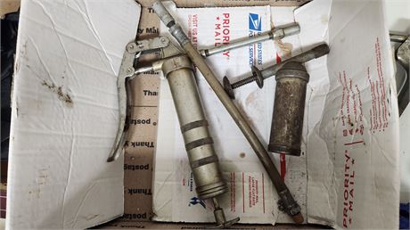 Lot Of Grease Guns