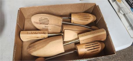Lot Of Wood Shoe Forms