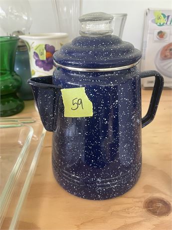 Enamel Coffee Percolator