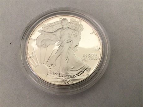 1988 US American Eagle Uncirculated 99% Silver
