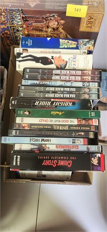 Lot of dvd and vhs