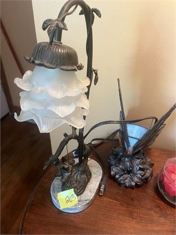 Flower Lamp, Butterfly Lamp