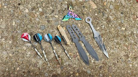 Various Knives & Darts