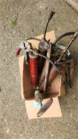Lot Of Grease Guns