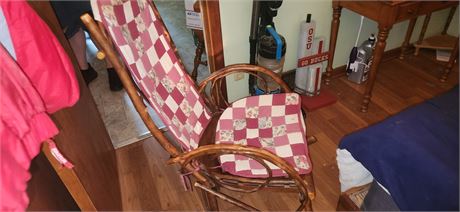 Neat Wood Rocking Chair