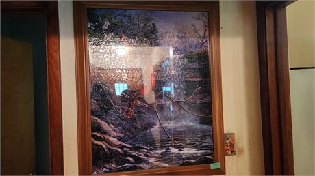 Wood Framed Bird Puzzle