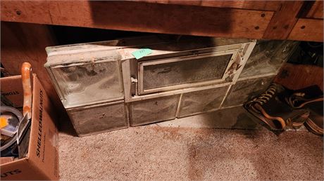 Glass block window