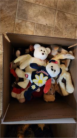 Box Of Stuffed Animals