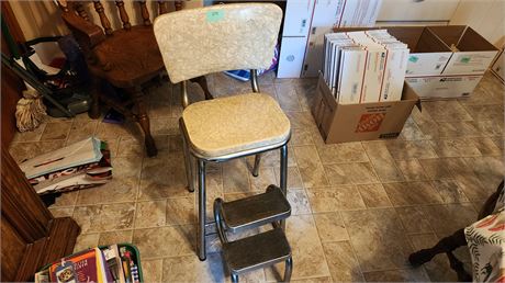 Chair with stepstool