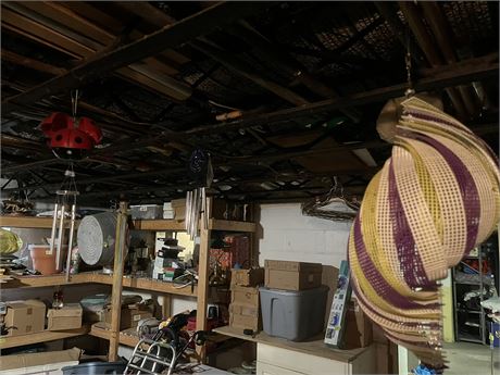 Hanging Chimes and Decor