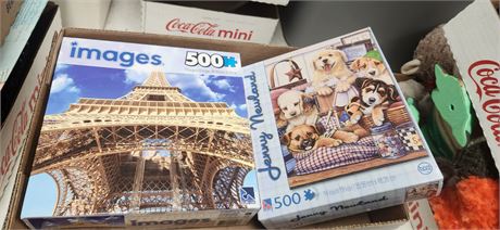 2 puzzles, 1 is new unopened