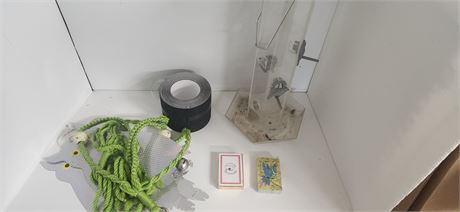 Bird Feeder & Playing Cards & Miscellaneous