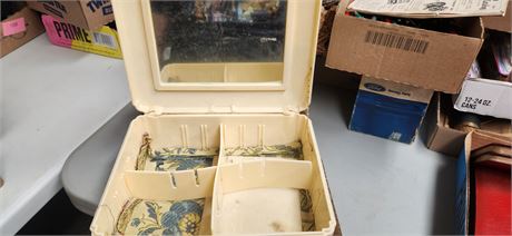 Vintage Jewelry Box & Miscellaneous Item