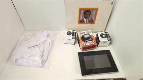Bill Cosby Record & LED Super Strobe & Miscellaneous Items