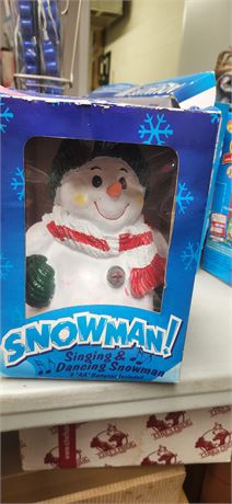 Dancing & Singing Snowman Holiday Decoration