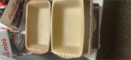 2 Kingwood Ceramics Stoneware Baking Dishes
