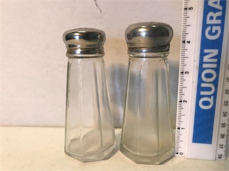 Glass Salt & Pepper Shakers