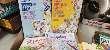 Lot Of Adult Coloring Books