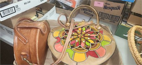 2 Leather Purses