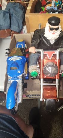 Santa On A Motorcycle TOY.