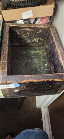 Vintage wood box