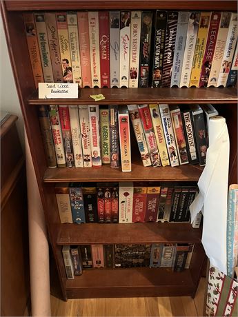 Wood Bookcase (Tapes not included)