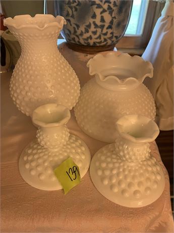 Milk Glass Pieces