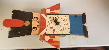 Vintage Nutcracker Wood Clock