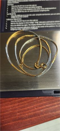 Unique Necklace Marked ITALY 750