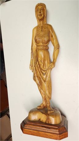 Decorative Carved Wood Statue