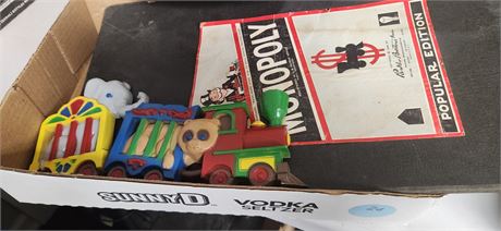 Vintage Monopoly & Toy