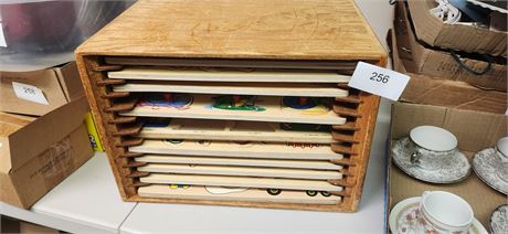 Wood Puzzles & Holder