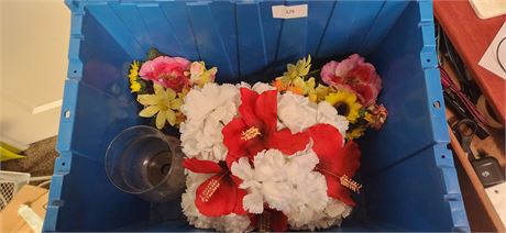 Lot Of Artificial Flowers