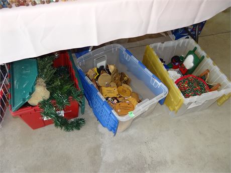Craft Lot with Totes